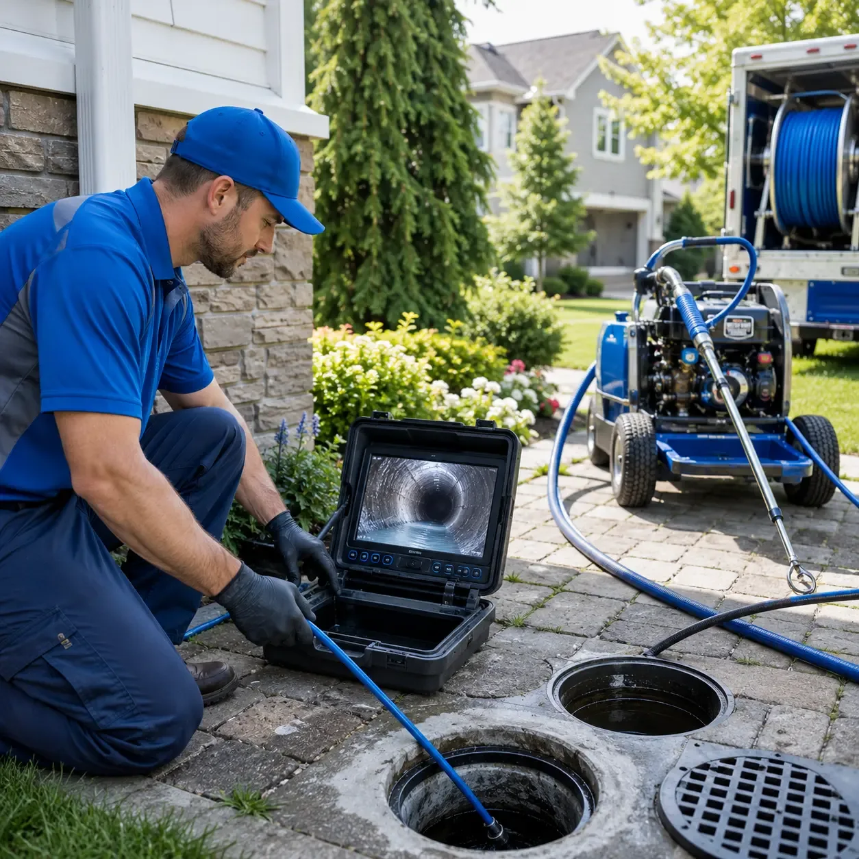 Outdoor drain cleaning professionals serving Fortescue, NJ